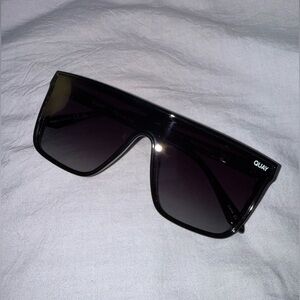 QUAY Australia Nightfall Polarized Sunglasses Black/Smoke